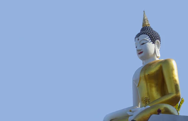 Buda no fundo azul — Fotografia de Stock