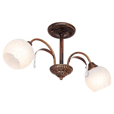 Beyaz arkaplanda izole edilmiş klasik tarzda avize