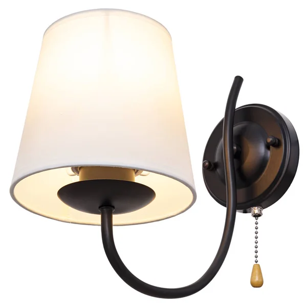 Wandlampe Vintage Stil Auf Isoliertem Weißem Hintergrund — Stockfoto