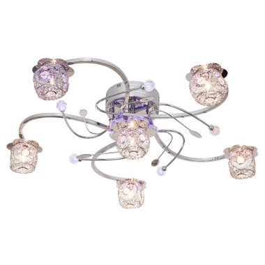 Beyaz arkaplanda izole edilmiş klasik tarzda avize