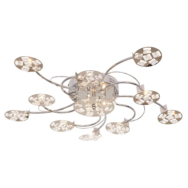 Lustre Style Vintage Isolé Sur Fond Blanc — Photo