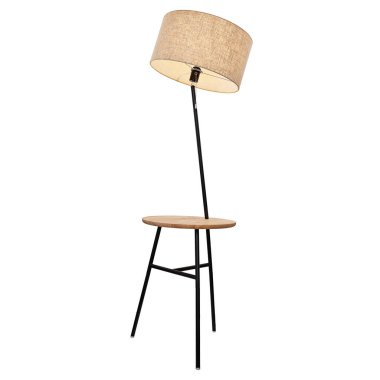 Zemin lambası, beyaz arka plan üzerinde izole.