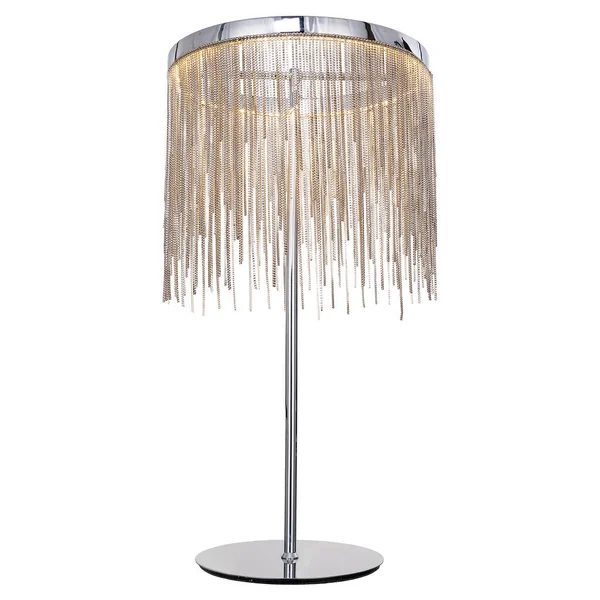 Lampe Table Isolée Sur Fond Blanc — Photo