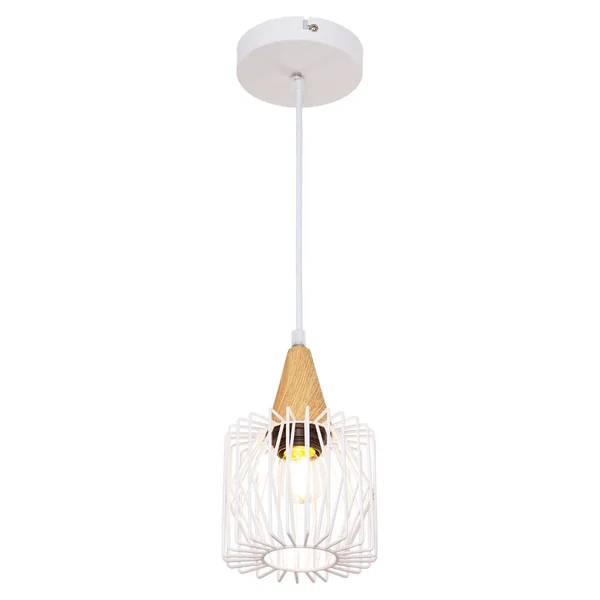 Lustre Style Vintage Isolé Sur Fond Blanc — Photo