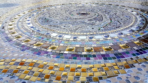 Spiral pattern of mosaic floor background