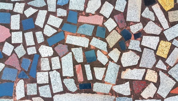 Multicolor Mosaikboden Hintergrund — Stockfoto