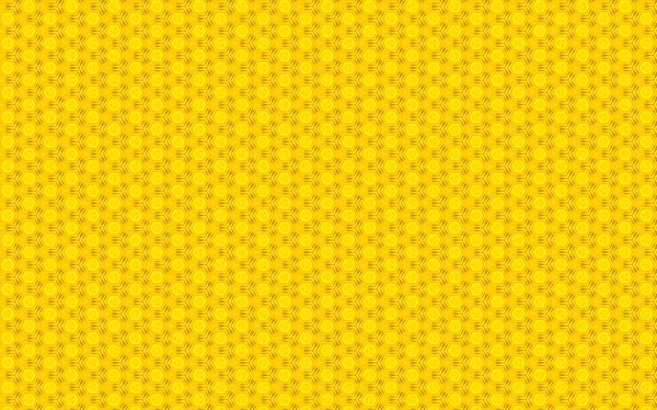 Amarelo padrão vintage hexagonal fundo — Fotografia de Stock
