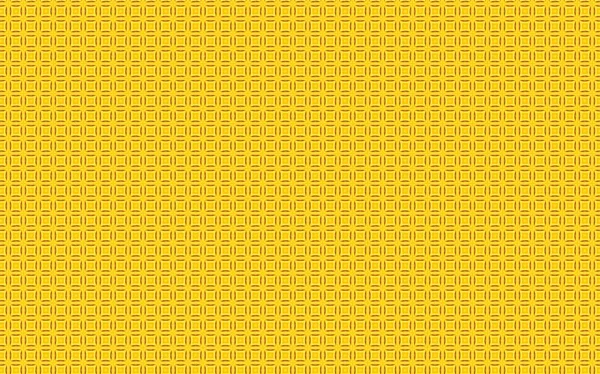 Amarelo quadrado vintage padrão fundo — Fotografia de Stock