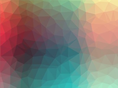 Çokgen origami renkli kristal üçgen geometrisi resimde arka plan