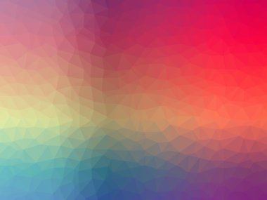 Çokgen kristal üçgen geometrisi illüstrasyon