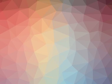 Çokgen kristal üçgen geometrisi illüstrasyon