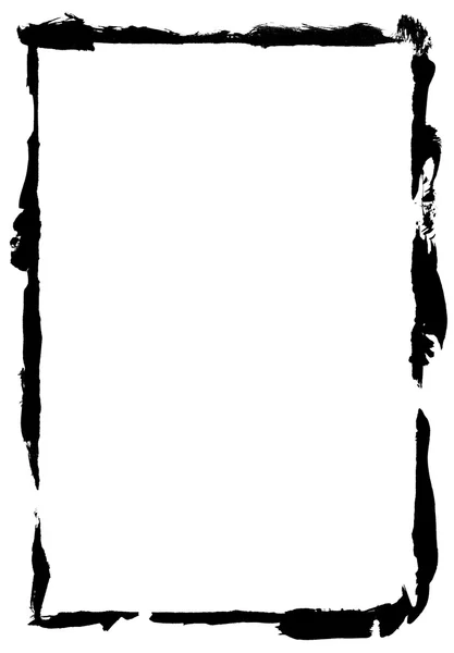 Ізольована текстура чорного чорнила — стокове фото