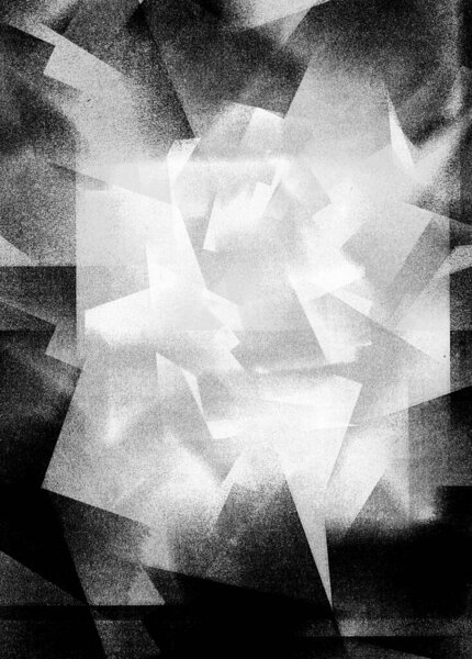Abstract vintage noir texture background with geometric shapes