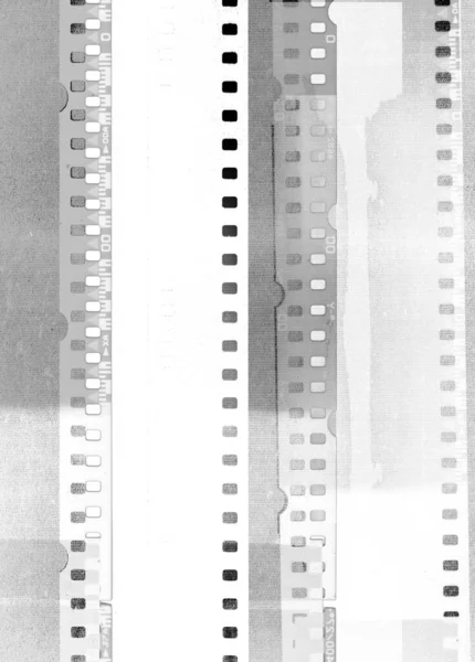 Camera Filmstrip Negative Background Texture Black White — Stock Photo, Image