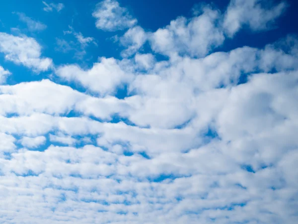 Blue sky with white clouds in the afternoon Stock Image