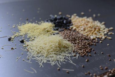 Farklı renkli tahıl