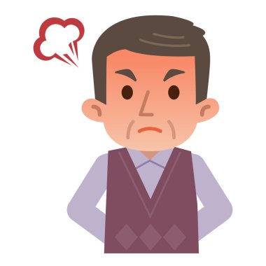 Kızgın orta yaşlı erkekler