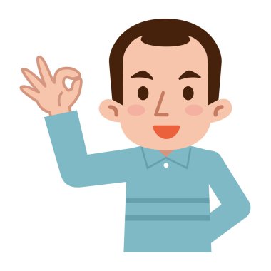 Orta yaşlı erkekler iz Tamam