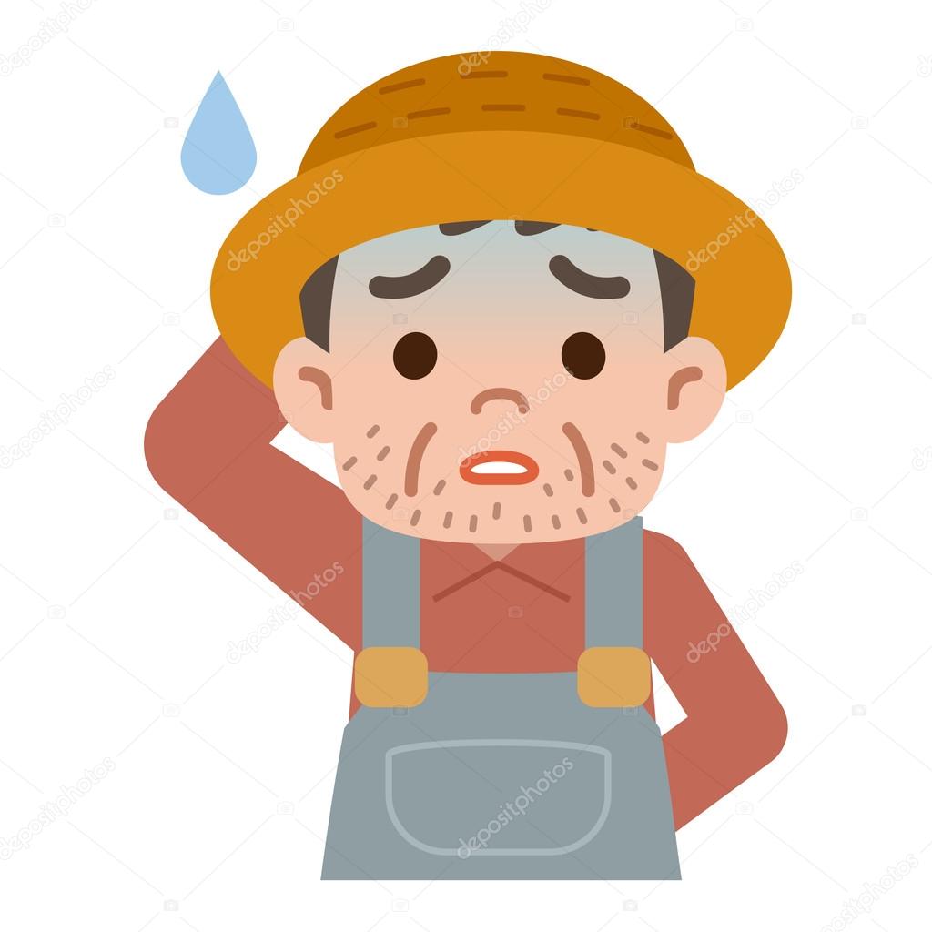 Agricultor Campesino Animado : Cartoon jonge landbouwer bedrijf hark — Stockvector ... : Iconos de agricultores, imágenes con movimiento de agricultores.