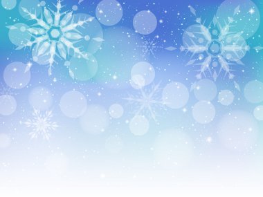 Kar kristallerinin arka plan