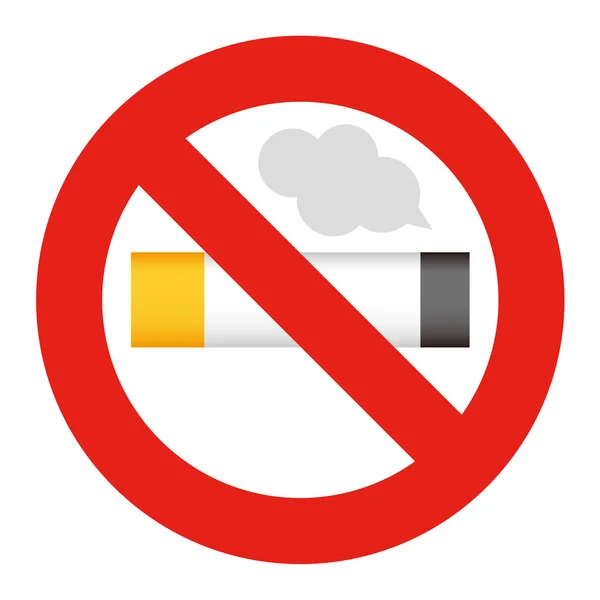 Ilustrație pentru nefumători — Vector de stoc