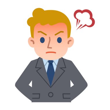 Genç Kafkas işadamı öfke için