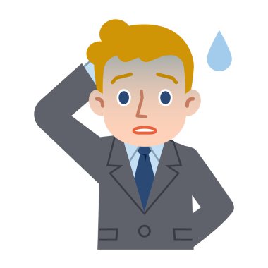 Genç Kafkas işadamı soluk için