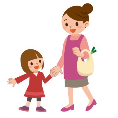 Üst ve alt gülümseme ellerini tutarak