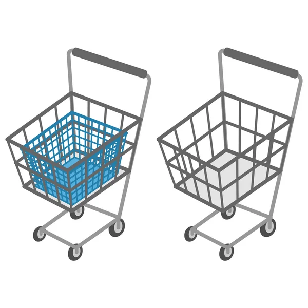 Alışveriş sepeti çizimi — Stok Vektör