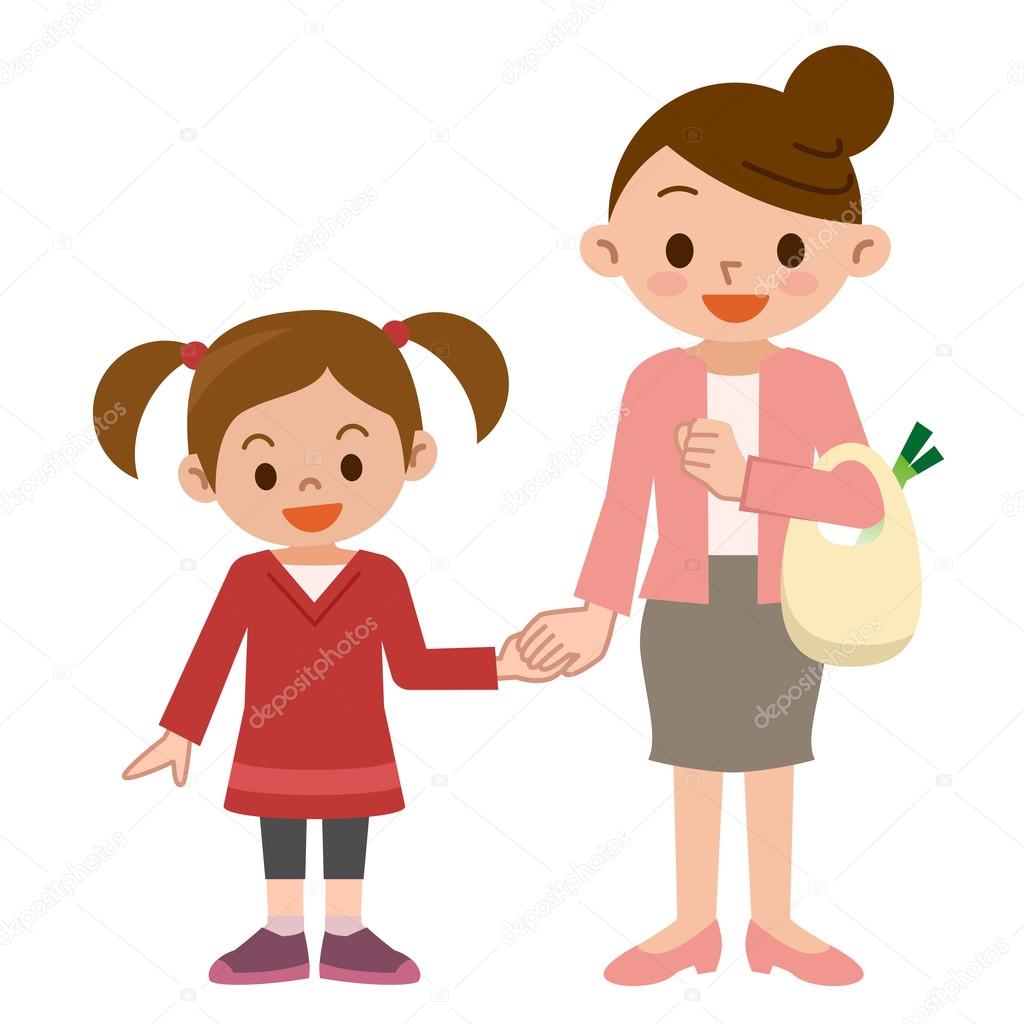 Smile Of The Parent And Child Are Holding Hands Stock Vector Image By C Ankomando Smile Of The Parent And Child Are Holding Hands Stock Vector Image By C Ankomando