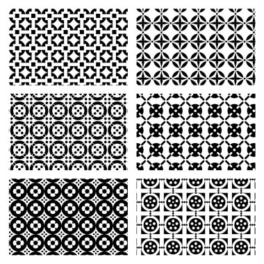 Dairesel desenler vektör kümesi