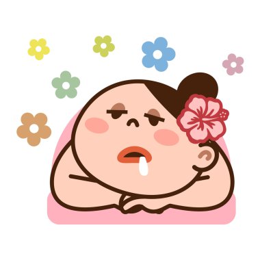 Estetik içinde uyuyan kadınlar