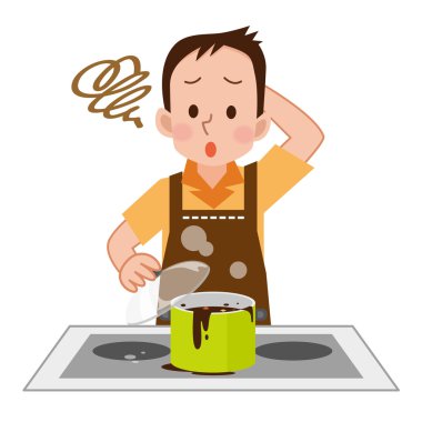 Erkekler yemekleri başarısız oldu.