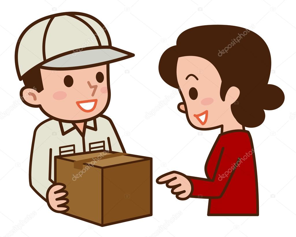 Illustration of Delivery staff