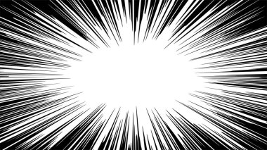 Monokrom yoğunlaştırılmış çizgi. Vektör düz resimleme.