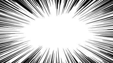 Monokrom yoğunlaştırılmış çizgi. Vektör düz resimleme.