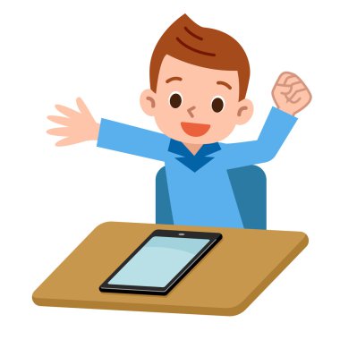 Çocuklar tablet Pc oyun