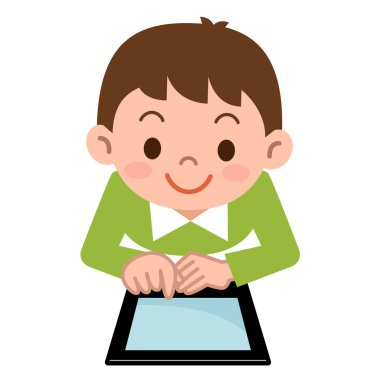 Çocuklar tablet Pc oyun