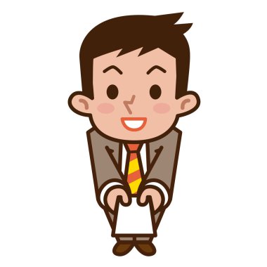 İşadamı bir kartvizit geçmek