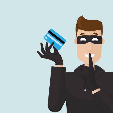 Hırsız kredi kartı bilgilerini çalıyor..