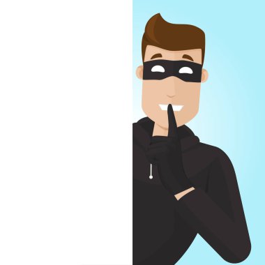 Ağzının önünde sessizce durmak isteyen bir hırsız.