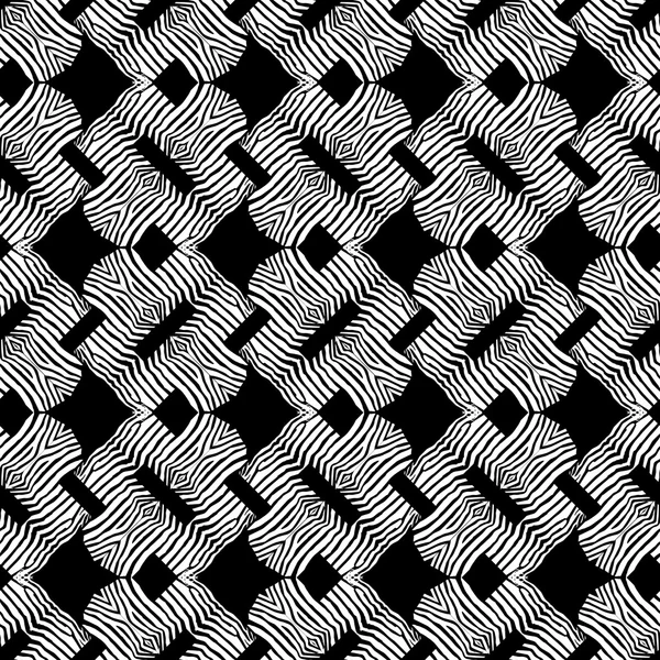 Zebra seamless vector illustration — Stock Vector