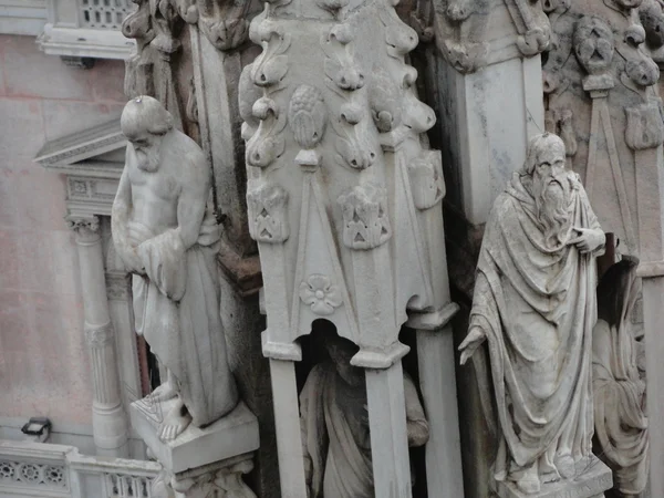 Pináculos da Catedral de Milão — Fotografia de Stock