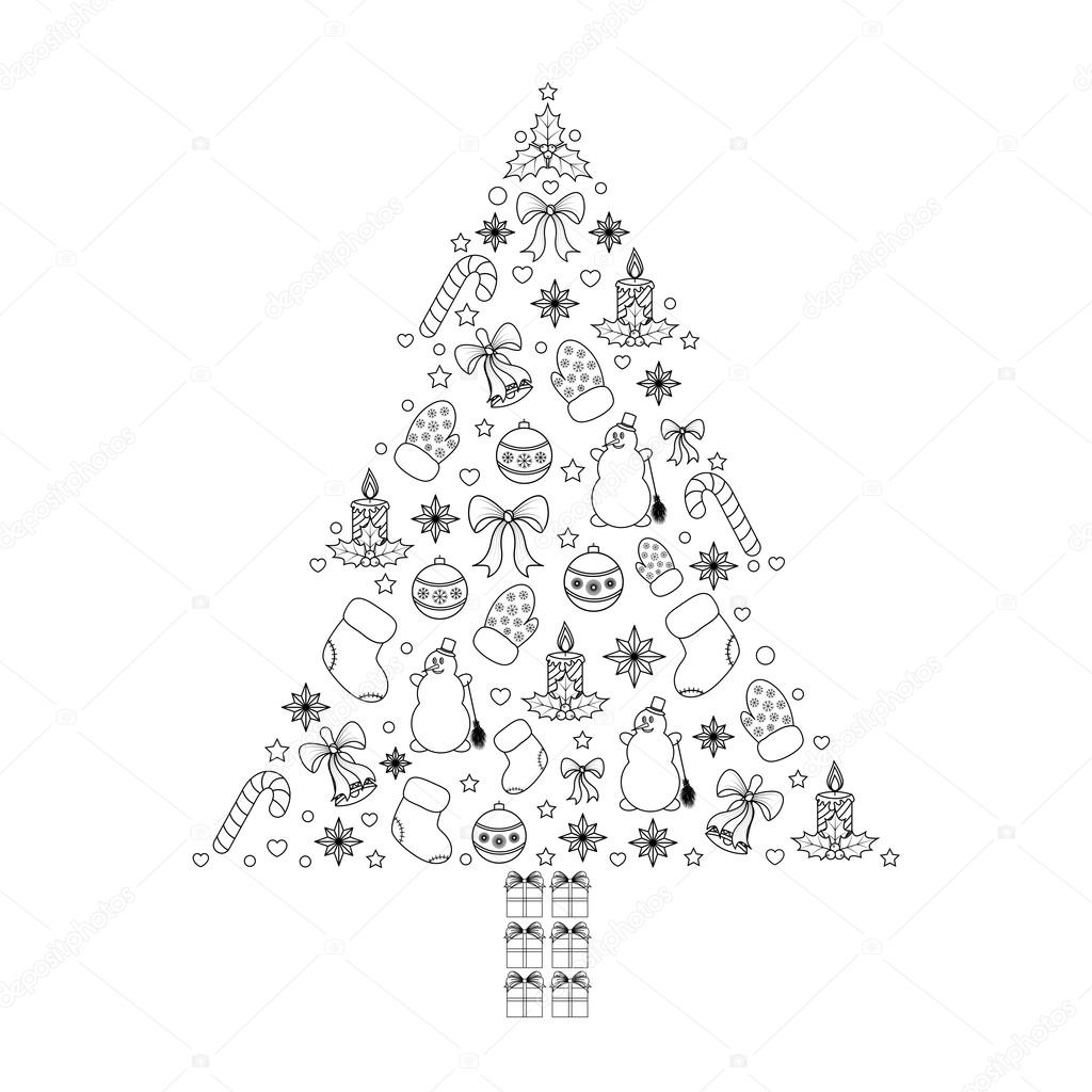 40 Weihnachtsbäume Zum Ausmalen - Besten Bilder von ausmalbilder