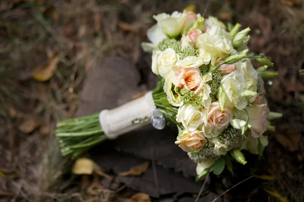 Bruiloft bruids boeket — Stockfoto