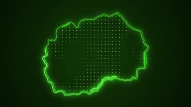 3D Taşınan Kuzey Makedonya Haritası Döngü Arkaplanının Sınırlarını Haritaladı