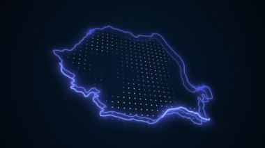 3D Taşınan Romanya Haritası Döngü Arkaplanının Sınırlarını Haritaladı