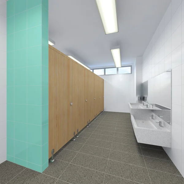 3d illustration of modern restroom — Stock Photo, Image