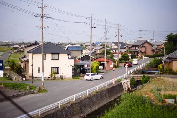 Rural village i Nagoya, Japan — Stockfoto