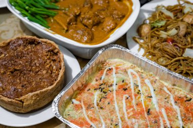 Masada nefis bir yemek, görkemli bir yemek için..